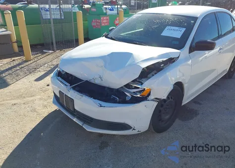 2012 Volkswagen Jetta 2.0L S z USA, uszkodzony, nr VIN 3VW2K7AJ0CM350858